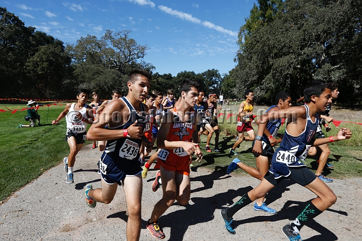 2015SIxcHSSeeded-043.JPG - 2015 Stanford Cross Country Invitational, September 26, Stanford Golf Course, Stanford, California.